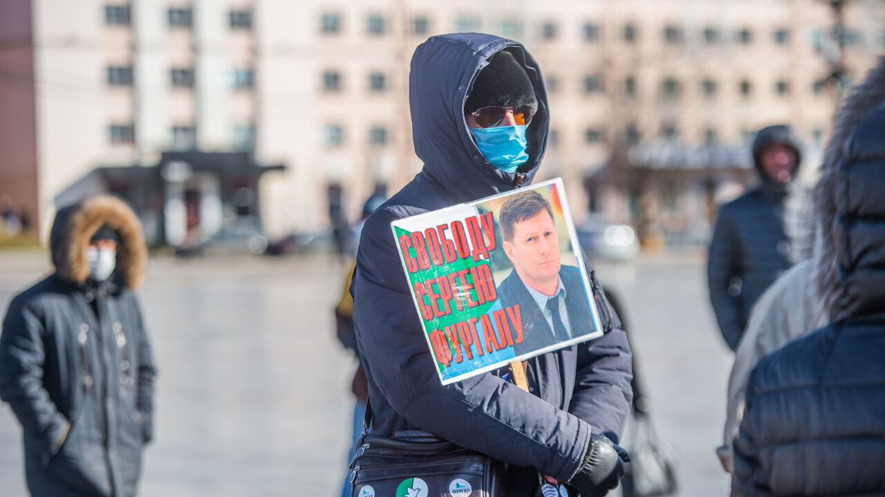 Участники «Русского марша» в Барнауле поддержали хабаровчан