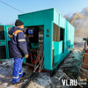 На Русский остров доставили генераторы и начали подключать к ним дома и социальные объекты