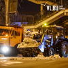 247 машин снега за ночь вывезли с улиц Владивостока