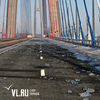 На Русском мосту во Владивостоке приступили к очистке пилонов — закончить работы планируют до 6 декабря