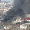 На Никифорова горят ангар, два автомобиля и катер (ФОТО; ВИДЕО)