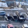 Ночью на парковке во Владивостоке сгорели три машины (ФОТО)