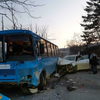 Во Владивостоке несовершеннолетний водитель на Lexus протаранил автобус — два человека пострадали (ФОТО)