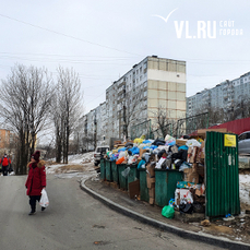 Из-за закрытия полигона ТБО на сутки во Владивостоке снова образовались мусорные горы 