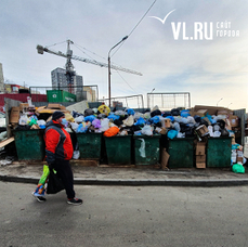Мусорный полигон во Владивостоке перешёл на круглосуточный режим — регоператор приготовил дополнительную технику для вывоза отходов