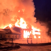 Здание школы и детского сада сгорело ночью в Красноармейском районе — прокуратура проводит проверку (ВИДЕО)