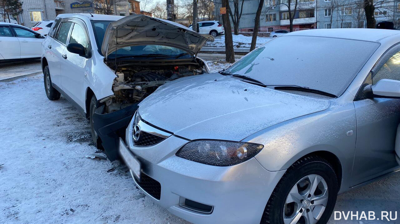 В ДТП на Джамбула разбиты четыре машины (ФОТО) — Новости Хабаровска