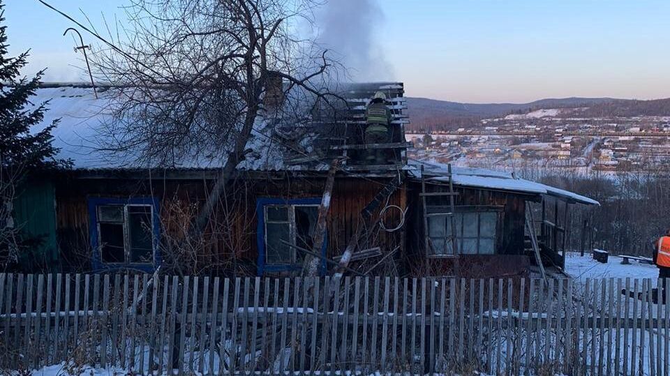 Пожар в частном доме фото