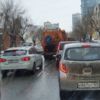 На Фонтанной поливают дорогу реагентами — newsvl.ru