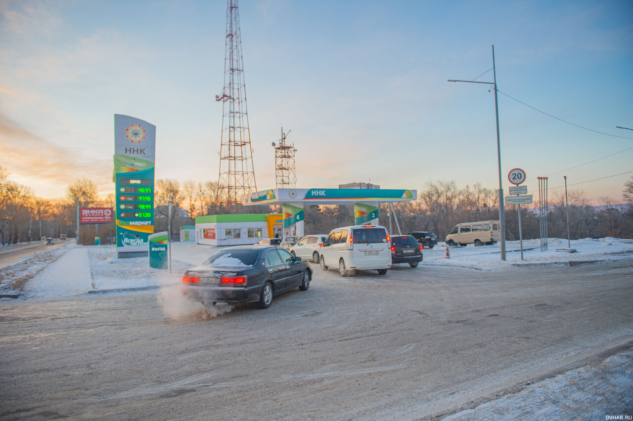 Карта заправок ннк хабаровский край