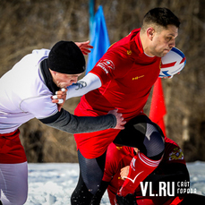 Уссурийские десантники выиграли открытый Кубок ТОФ по регби на снегу во Владивостоке 