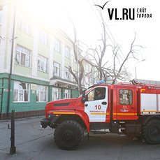 В краевой психиатрической больнице во Владивостоке провели пожарные учения 