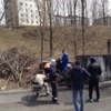 По информации представителя УК, неподалёку от Нейбута, 30 сначала загорелась трава на откосе    — newsvl.ru