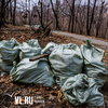 После нескольких субботников Покровский и парк Минного городка всё ещё завалены мусором и ветками (ФОТО)
