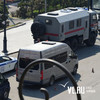 К центральной площади Владивостока начали стягивать сотрудников и спецтранспорт полиции и Росгвардии (ФОТО)