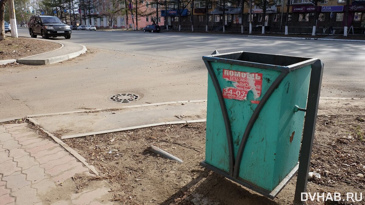 Четыре тысячи рублей в год тратят на одну общественную урну в Комсомольске  (ФОТО) — Новости Хабаровска