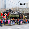 Ретропоезд «Победа» остановился у Корабельной набережной – владивостокцев приглашают на выставку военной техники