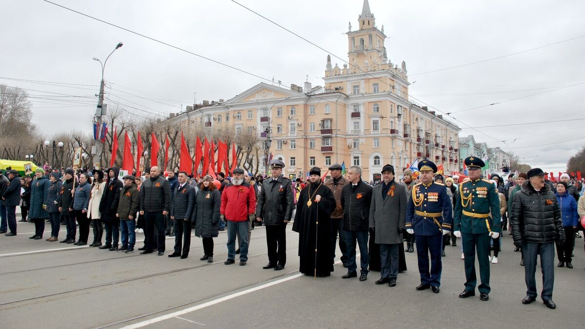 Фото с парада победы хабаровск