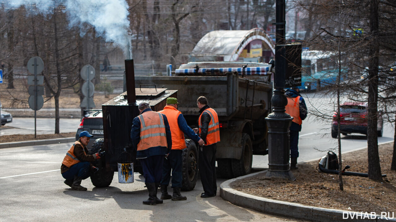 Лазерными датчиками усиливают контроль ремонта дорог в Хабаровском крае