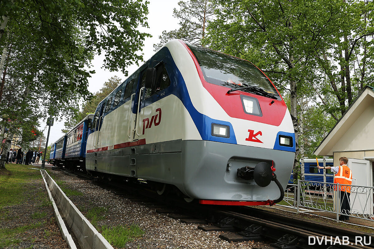 Детская железная дорога в Хабаровске открыла сезон (ФОТО; ВИДЕО) — Новости  Хабаровска