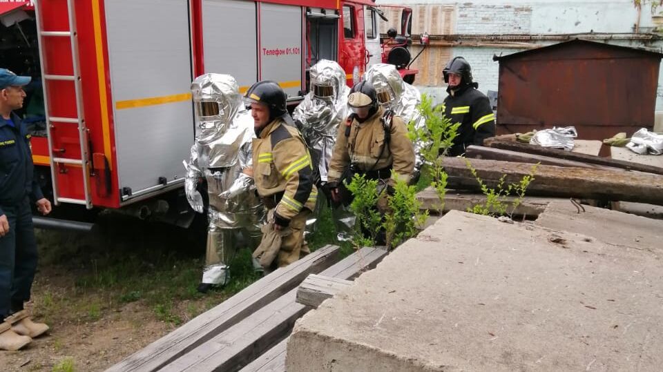 Возгорание на Амурской ТЭЦ-1 потушили спасатели в рамках учений (ФОТО)