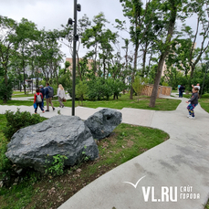 Первую очередь обновлённого Нагорного парка во Владивостоке открыли в День города 