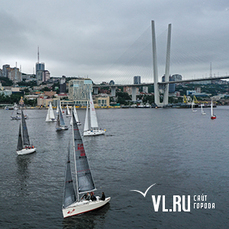 Яхтсмены Владивостока отметили День города гонкой из-под Золотого моста 
