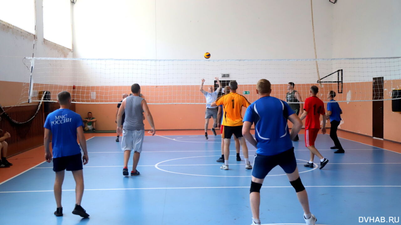 Турнир по волейболу среди сотрудников МЧС прошел в ЕАО (ФОТО)