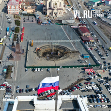 На центральной площади Владивостока обновят асфальтовое покрытие в сентябре