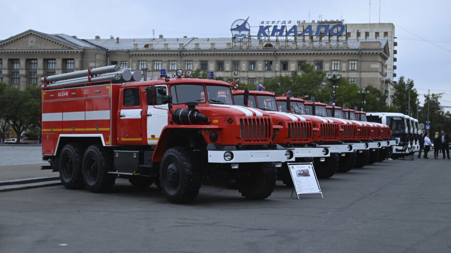Новейшую технику получили пожарные северных районов (ФОТО)