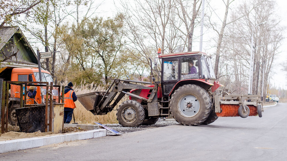 В километры асфальта закатали села Хабаровского района