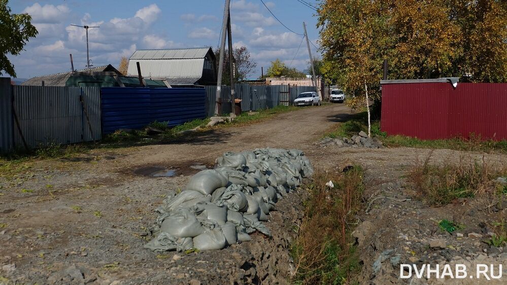 Село Верхнетамбовское освободилось от воды в Комсомольском районе