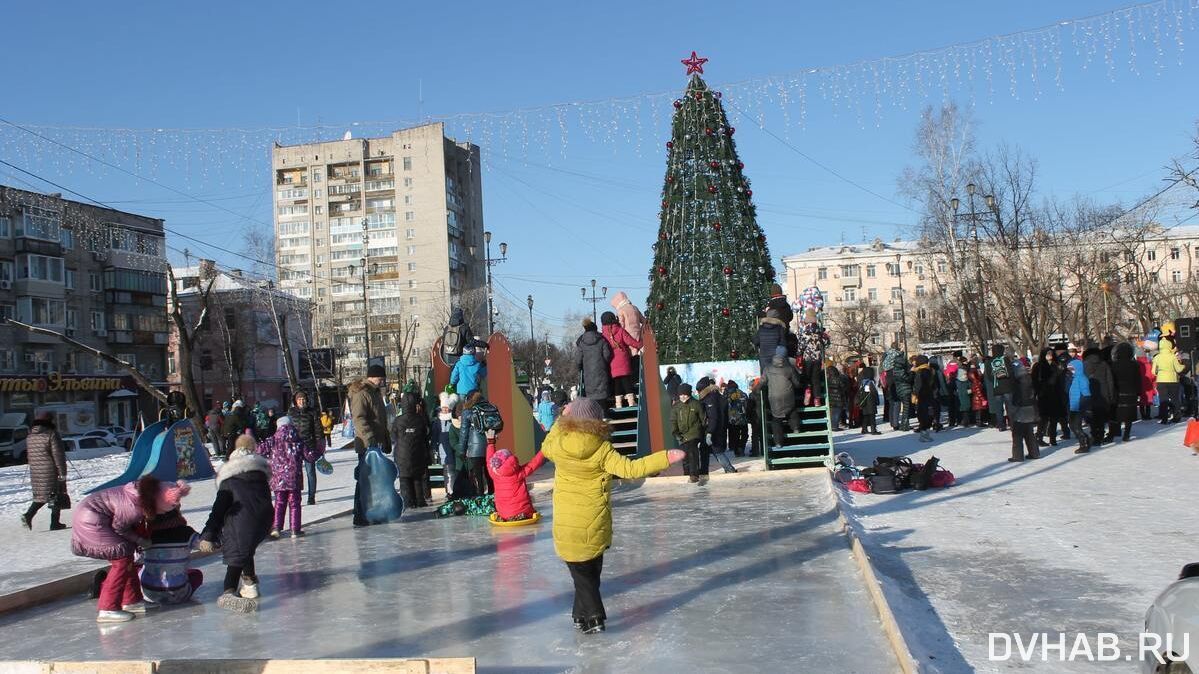 Площадь Блюхера останется без зимнего городка — Новости Хабаровска