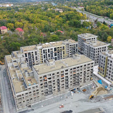 Совершенная экосистема: новый малоэтажный жилой комплекс бизнес-класса «Четыре горизонта» строится в пригороде Владивостока