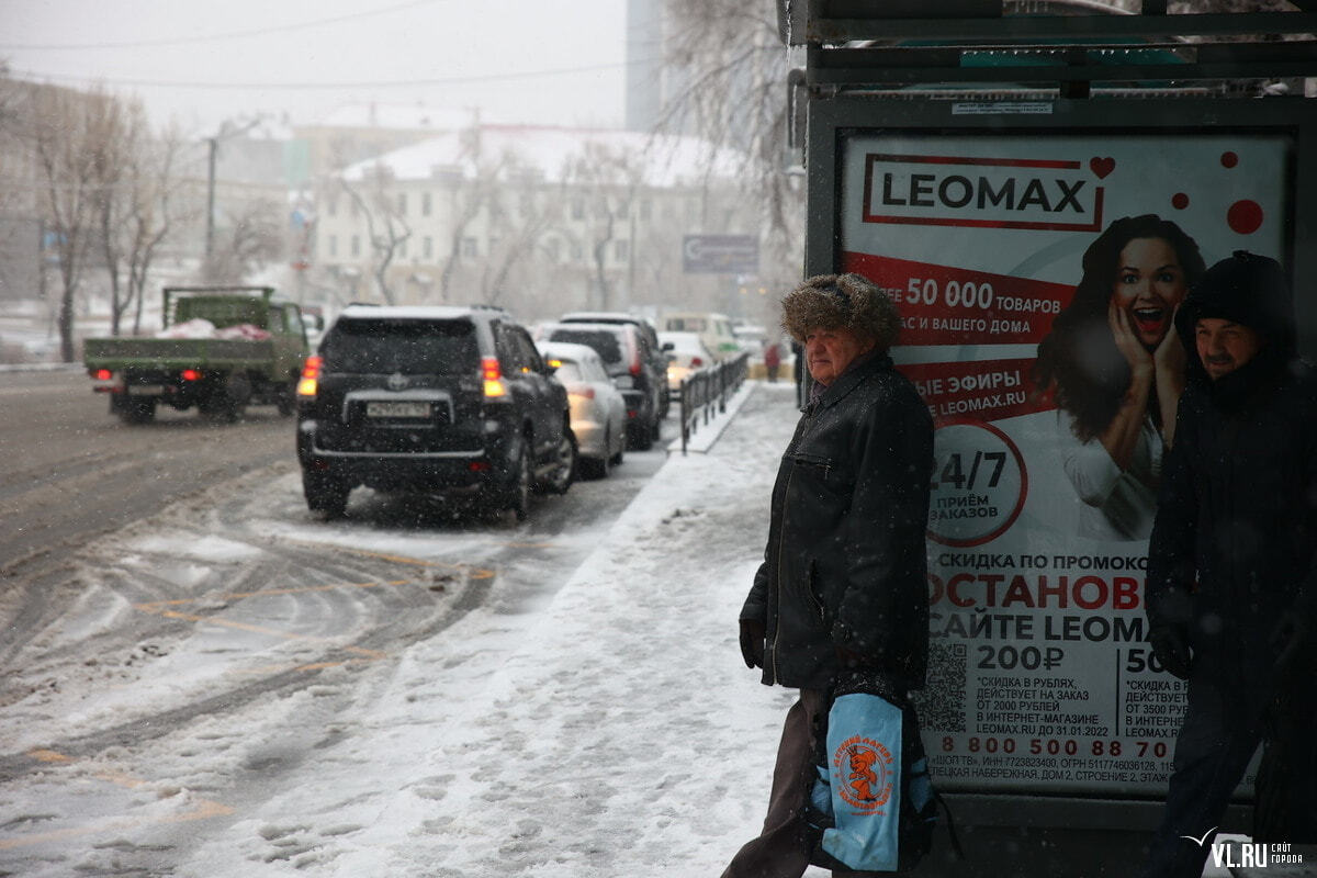 Владивосток встречает второй ледяной дождь, переходящий в метель (ФОТО) —  Новости Хабаровска