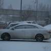Некоторые автомобилисты предусмотрительно подняли дворники, чтобы они не примёрзли — newsvl.ru