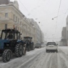 На дорогах много техники, но снега больше — newsvl.ru