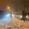 На Алеутской снег и пробка — newsvl.ru