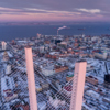 Золотой рассвет залил солнечными лучами город у моря — newsvl.ru