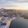 Город-порт в золотых лучах рассвета — newsvl.ru