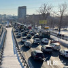 Автомобильные пробки из-за нерасчищенных дорог сковали Владивосток даже в субботний день (КАРТА)