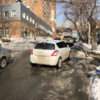 Судя по фото, водитель забыл вывернуть колёса, когда парковался — newsvl.ru