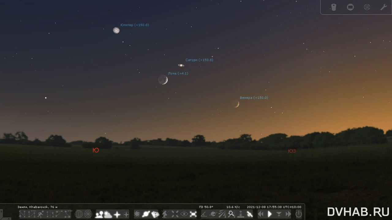 Stellarium web