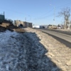 Под слоем утоптанного снега – новый тротуар — newsvl.ru