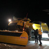 В аэропорту Владивостока снегоуборщик врезался в военный самолёт (ФОТО)