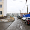 Из-за застрявших большегрузов местные жители не могут проехать к своему дому — newsvl.ru