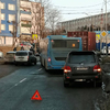 Автобус № 31 пострадал в ДТП с большегрузом на Добровольского