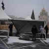 Метель немного скорректировала планы строителей новогоднего городка — newsvl.ru