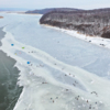 Когда встаёт лед, в Тавричанке собираются любители зимней рыбалки — newsvl.ru