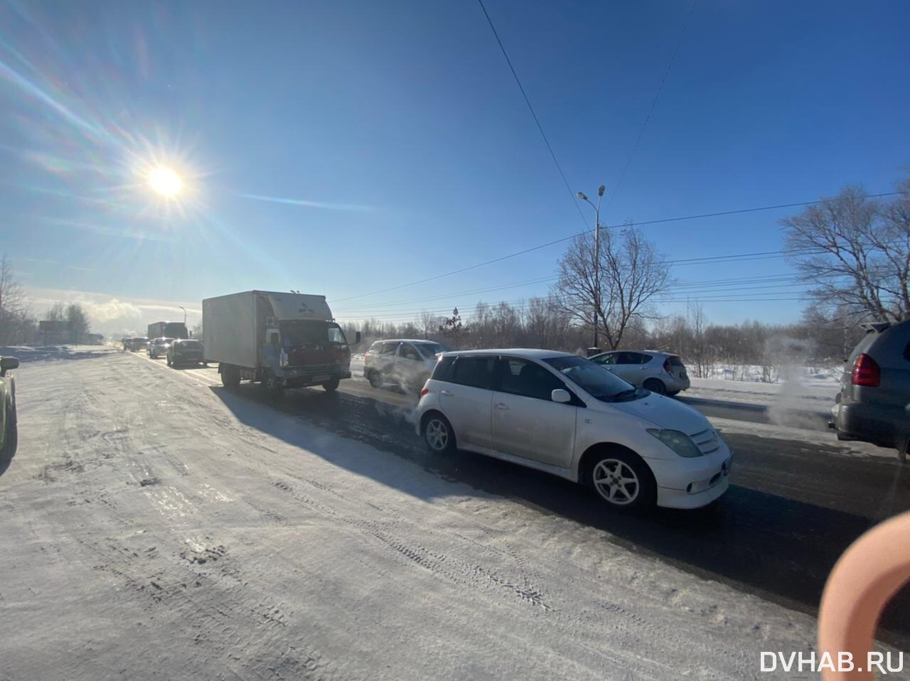 О самосвал разбил служебный Land Cruiser водитель на Воронежской (ФОТО) —  Новости Хабаровска